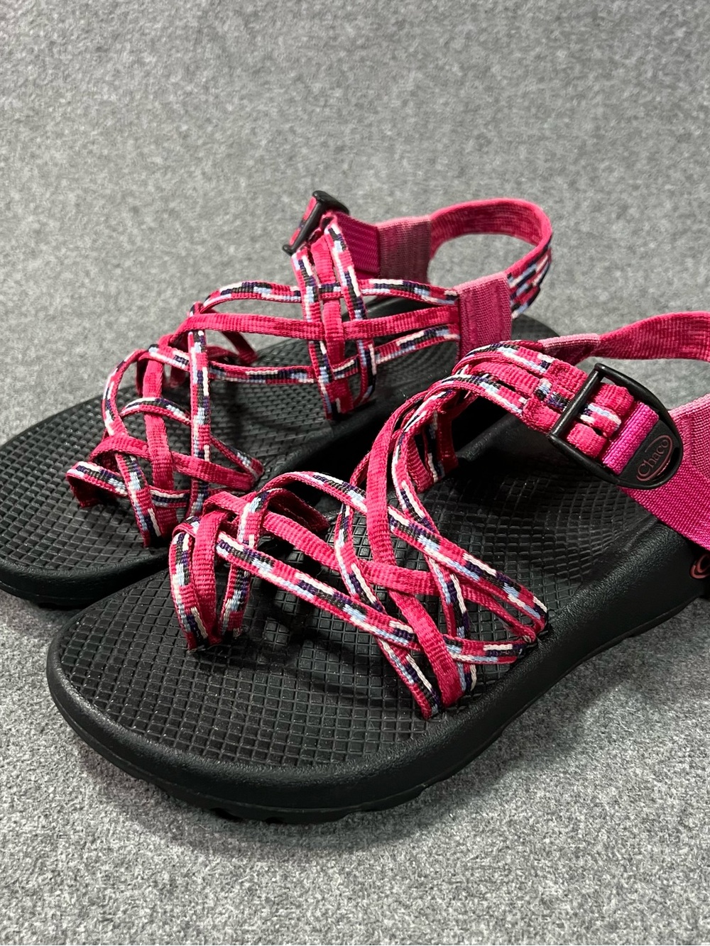 Chaco ZX/3 Women’s Strappy Sandals Rain/Raspberry Size 7 Hiking Outdoor Casual